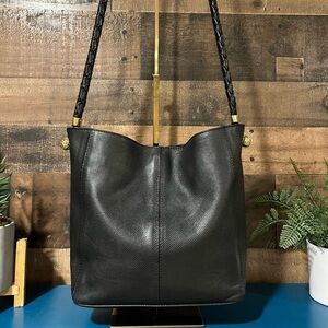 Bottega Veneta Marco Polo Shoulder Bag Black